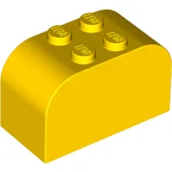 Brick Curved 2 x 4 x 2 Double [Plain]