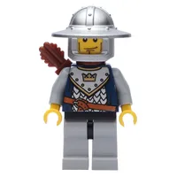 Knight, Archer with Wide Brim Helmet, Quiver, Cheek Lines