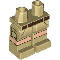 Hips and Tan Legs with Pocket, Dark Brown Belt, Light Nougat Knees print