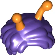 Hair with Antennas, Orange Pattern