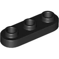 Plate Special 1 x 3 Rounded with 3 Open Studs