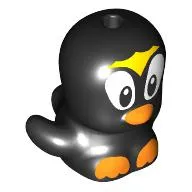 Animal, Bird, Bright Light Orange Beak and Feet, Yellow Forehead Print