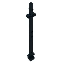 Boat, Mast 2 x 2 x 20 with Holes - Corner Aligned x shape Axle Hole, x Orientation