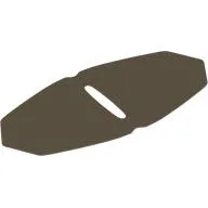 Neckwear Poncho, Wide Hole, Oval Hole, Fuzzy on One Side