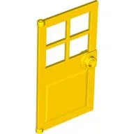 Door 1 x 4 x 6 with 4 Panes and Stud Handle