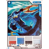 Trading Card, Ninjago Deck #2: 9 - Jay ZX - International Version