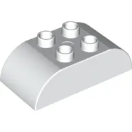 Duplo Brick 2 x 4 Curved Top