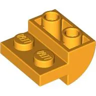 Slope Curved 2 x 2 Inverted with 1 x 2 Cutouts