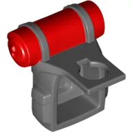 Minifig Neckwear Backpack with Bedroll Red Print