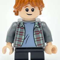 Ron Weasley, Light Bluish Gray Shirt, Short Legs