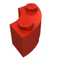 Brick Round Corner 2 x 2 Macaroni with Stud Notch