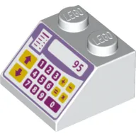 Brick Sloped 45° 2 x 2 with Cash Register Print