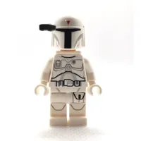 Boba Fett, White Armor, Printed Head