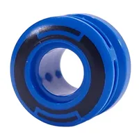 Wheel 11 x 8 with Center Groove, One Smooth Side with Black Circles print