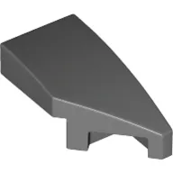 Brick Wedged, Curved 2 x 1 with Stud Notch Right