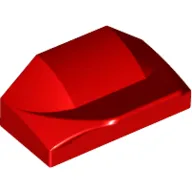 Brick Wedged, Curved 1 x 2 x 2/3 No Studs, Wing End
