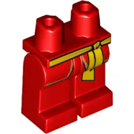 Hips and Red Legs with Red Robe, Yellow Sash/Belt