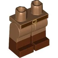 Hips with Medium Nougat Legs and Reddish Brown Boots Pattern with Reddish Brown Belt print