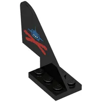 Tail Old with Aquazone Aquashark Blue Shark with Red X Print