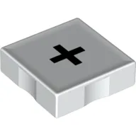 Duplo Tile 2 x 2 with Addition ( '+' ) Print