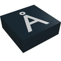 Tile 1 x 1 with Letter Å Print