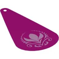 Neckwear Cape, Long with Floral Crest (Elsa) Print