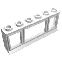 Window 1 x 6 x 2 [Old Style Extended Lip & Glass]