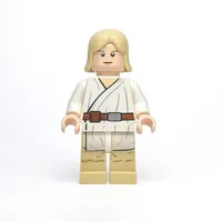 Luke Skywalker, White Robe, Straight Tan Hair, White Pupils, 3626bpr9995