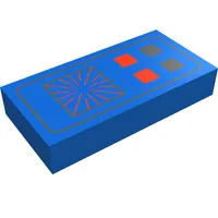 Tile 1 x 2 with Space Computer Print
