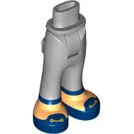 Minidoll Hips and Trousers with Back Pockets with Dark Blue Trim, Shoes print