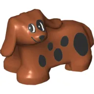 Duplo Animal Dog with Black Spots print (Spot)