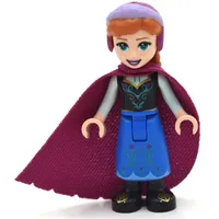 Anna, Black Top, Blue Skirt