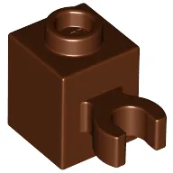 Brick Special 1 x 1 with Clip Vertical [Open O Clip, Hollow Stud]