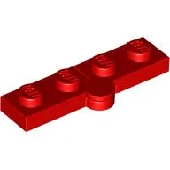 Hinge Plate 1 x 4 Swivel Top / Base - Hollow Clip [Complete Assembly]