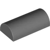Brick Curved 2 x 4 Double, No Studs, with Groove
