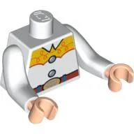 Torso with Long Arms, Western Outfit Print (Jessie), White Arms, Light Nougat Hands