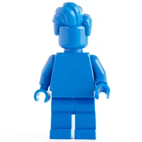 Monochrome Blue with Hair