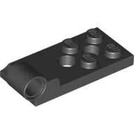 Hinge Plate 2 x 4 with Pin Hole with 2 Holes - Bottom