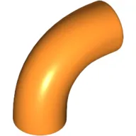 Brick Round 1 x 1 diameter Tube with 90 Degree Elbow (2 x 2 x 1) and Axle Holes (Crossholes) at each end