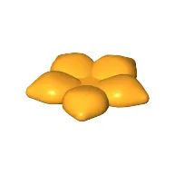Clikits Icon, Flower 2 x 2 Large, 5 Petals with Pin