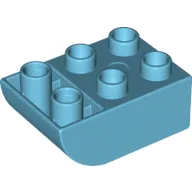 Duplo Brick 2 x 3 with Curved Bottom