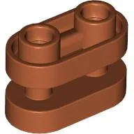 Brick Special 1 x 2 Rounded with Center Bars