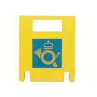 Box 2 x 2 x 2 Door with Slot and Mail Horn Print