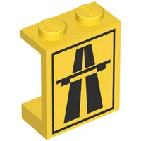 Panel 1 x 2 x 2 with Highway Print [6572]