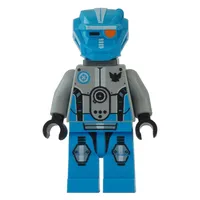 Robot, Dark Azure with Neck Bracket