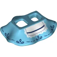 Minifig Hipwear Skirt with White Apron and Floral Trim (Red Riding Hood)