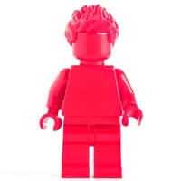 Monochrome Red with Hair