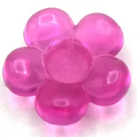 Clikits Icon, Flower 2 x 2 Small, 5 Petals with Pin [Polished]