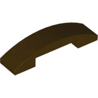 Brick Curved 4 x 1 Double, No Studs