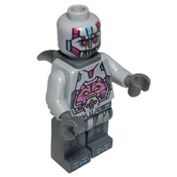 The Kraang with Light Bluish Gray Armor and Neck Bracket with Horn